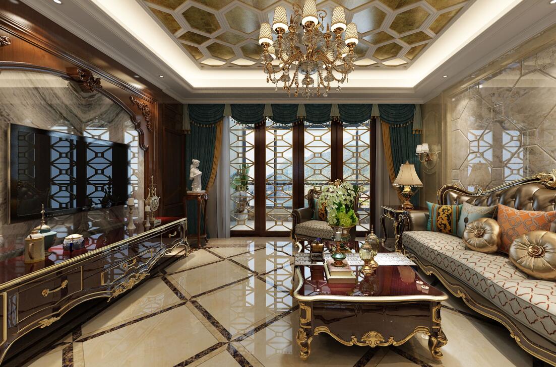 166㎡古典歐式家裝，一場奢靡的視覺盛宴！