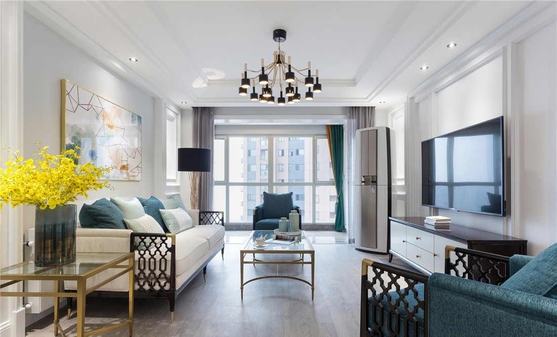 國貿(mào)天琴灣：這是一套美式風(fēng)格的裝修案例