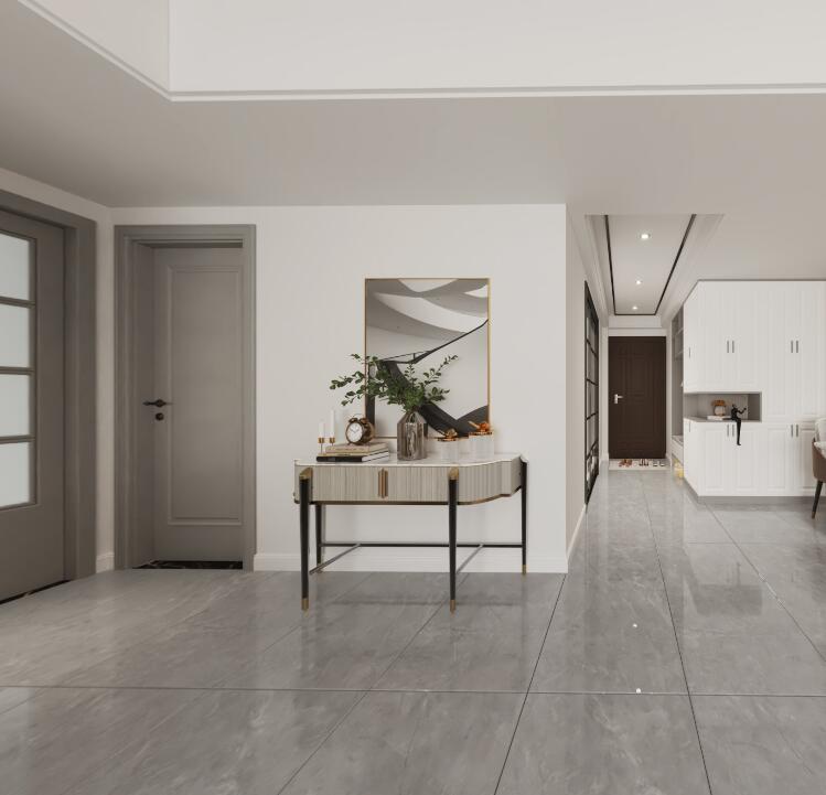 正元新都會現(xiàn)代風格  大面積留白的方式進行方案設(shè)計