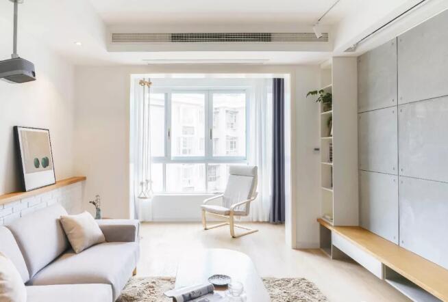 領(lǐng)秀御園94㎡北歐風(fēng)三居室，用吧臺(tái)做隔斷，打造開(kāi)放式“客餐書(shū)一體”