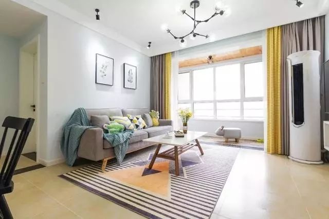 廈門明豐財(cái)富中心95㎡清爽北歐風(fēng)三居，漂亮得可以當(dāng)做樣板房了