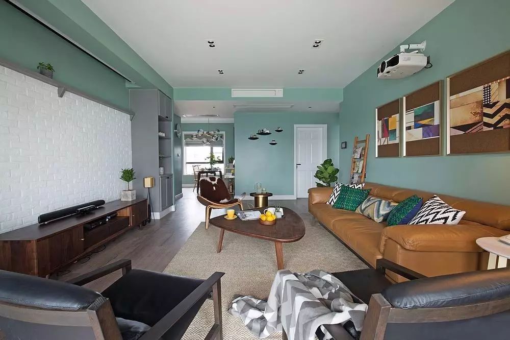 禹洲世紀(jì)海灣 127㎡北歐風(fēng)，沒有電視墻的設(shè)計好驚艷