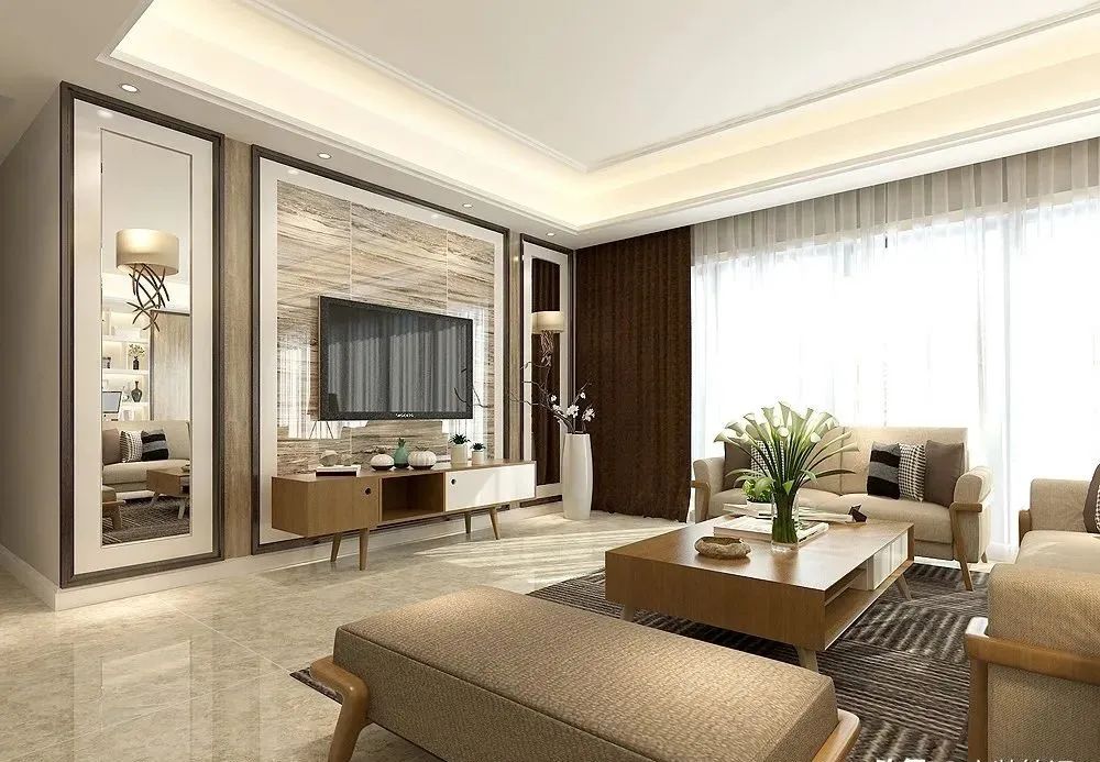 廈門禹洲世紀(jì)海灣150㎡北歐風(fēng)，裝出了大平層的感覺