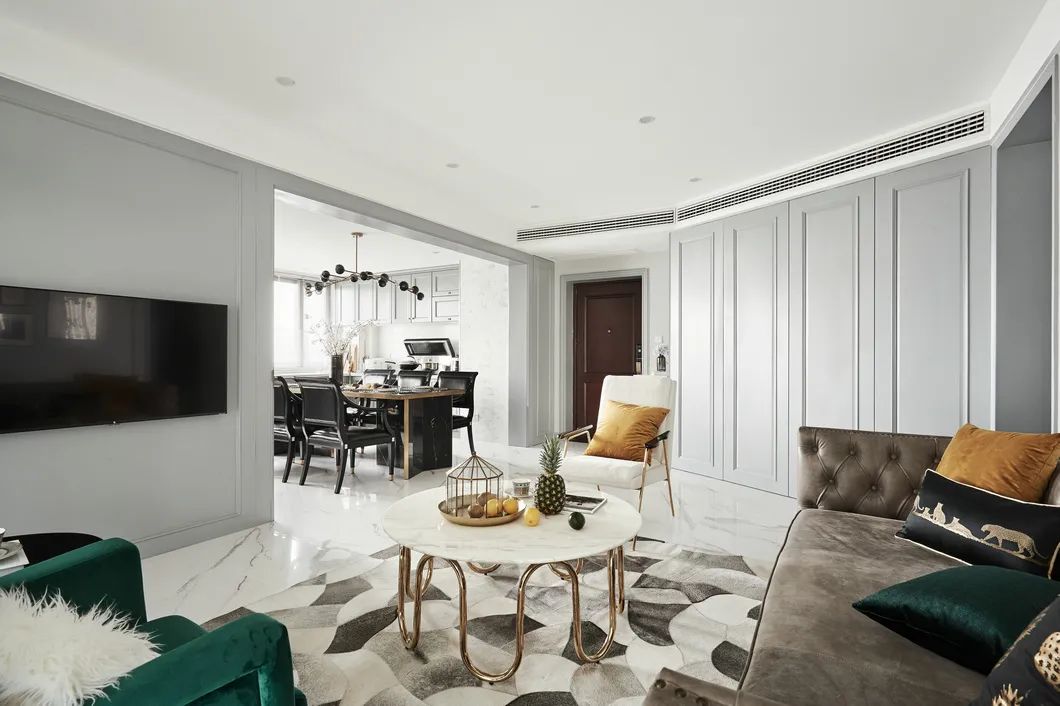 廈門中央公園城110㎡美式輕奢，低調與華麗的碰撞很驚喜