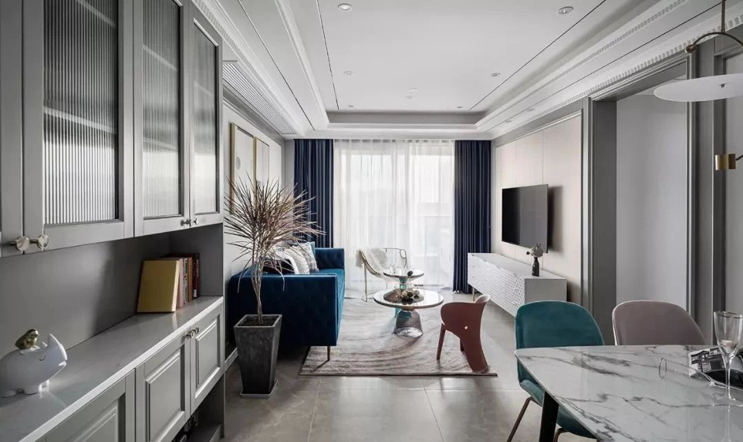 廈門怡富花園89㎡輕奢混搭風裝修，簡約中流露優(yōu)雅