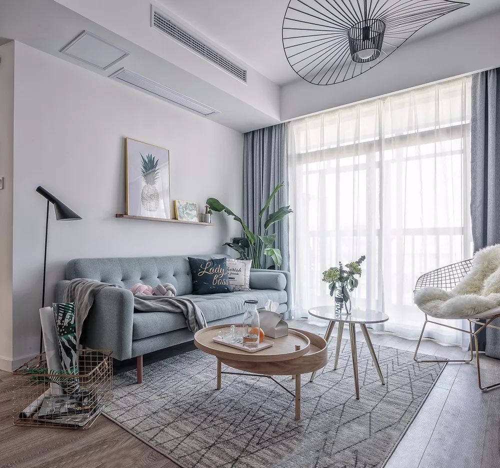 廈門東海山莊114㎡北歐風(fēng)三房，餐廳為兒童房而改變