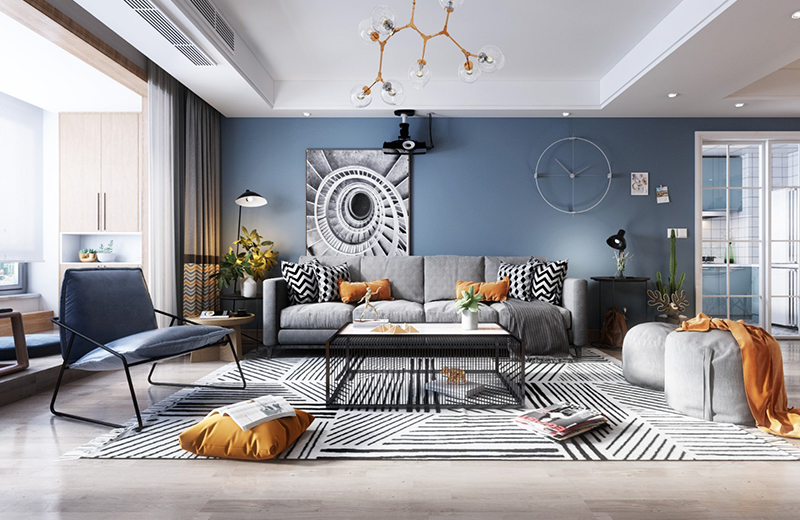 中駿天譽 120㎡現(xiàn)代風格