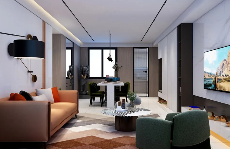 海投自貿(mào)城 126㎡現(xiàn)代簡約