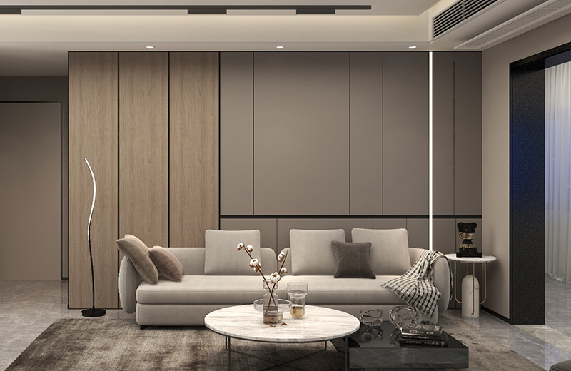 華潤橡樹灣 130㎡現(xiàn)代風格