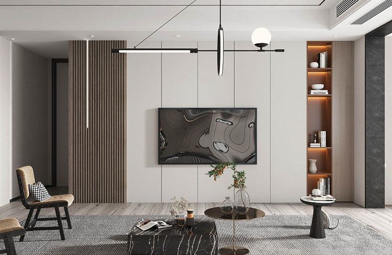 華潤(rùn)橡樹灣 130㎡現(xiàn)代風(fēng)格