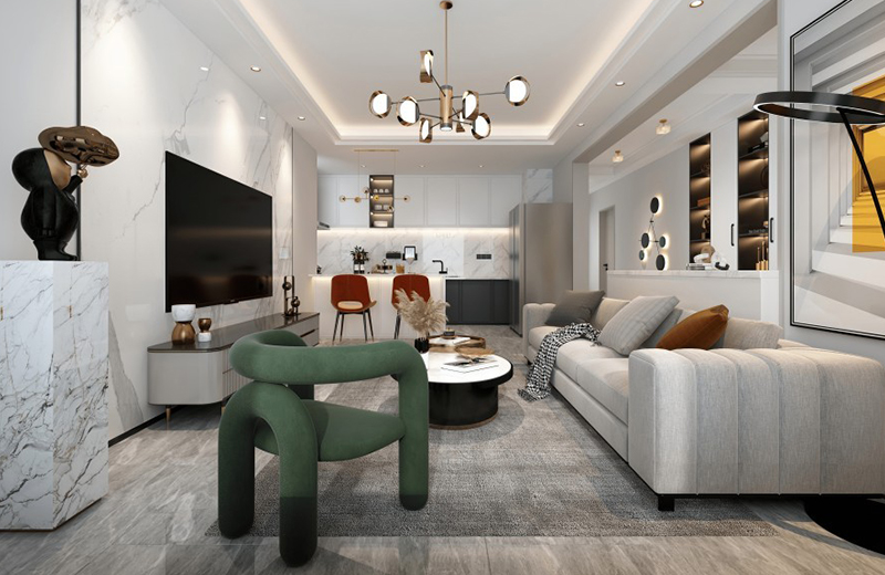 中聯(lián)錦江御景 95㎡現(xiàn)代風(fēng)格