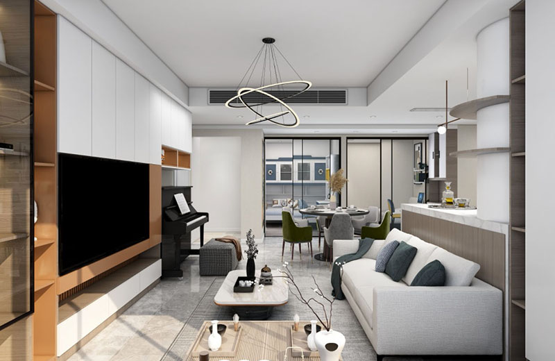 領秀御園 100㎡現(xiàn)代簡約