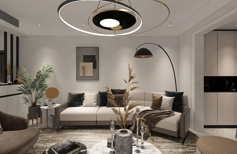 國(guó)貿(mào)商城 110㎡現(xiàn)代風(fēng)格