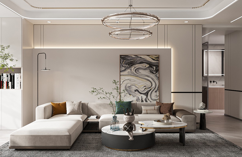 新景華府 140㎡現(xiàn)代簡(jiǎn)約