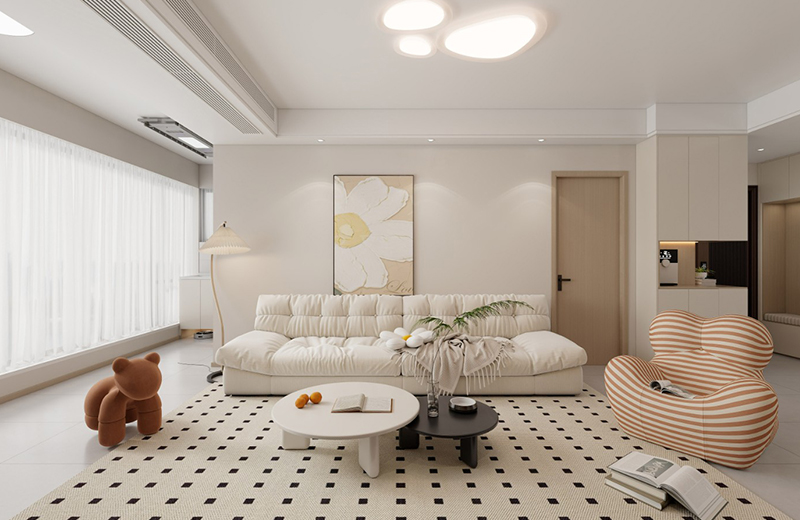 東海山莊 113㎡現(xiàn)代風(fēng)格