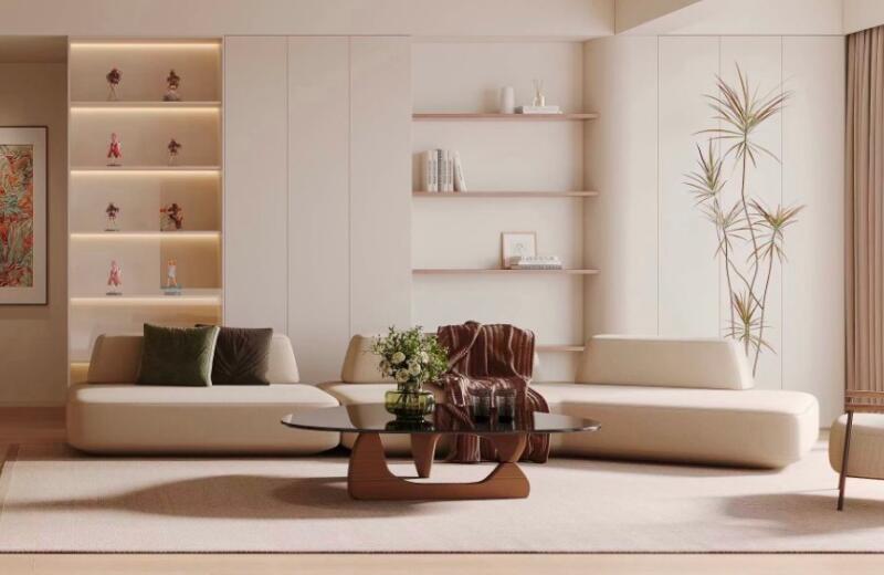 嘉盛豪園 115㎡奶油風格